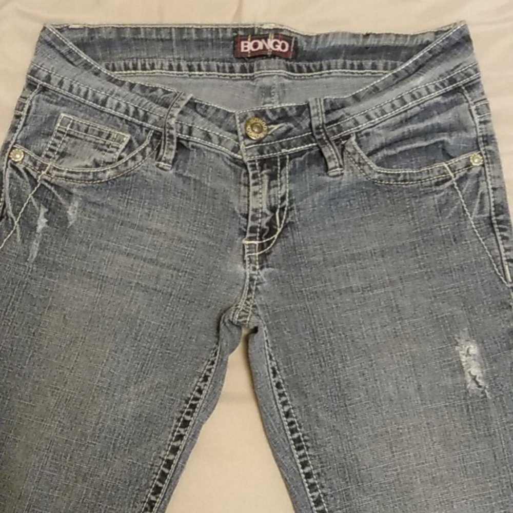 Bongo Boot Cut Stretchy Jeans - Size 5 - Picture 2 of 10